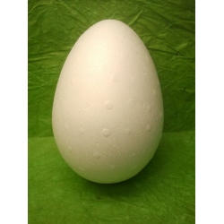 Jajko styropianowe, 15 cm.